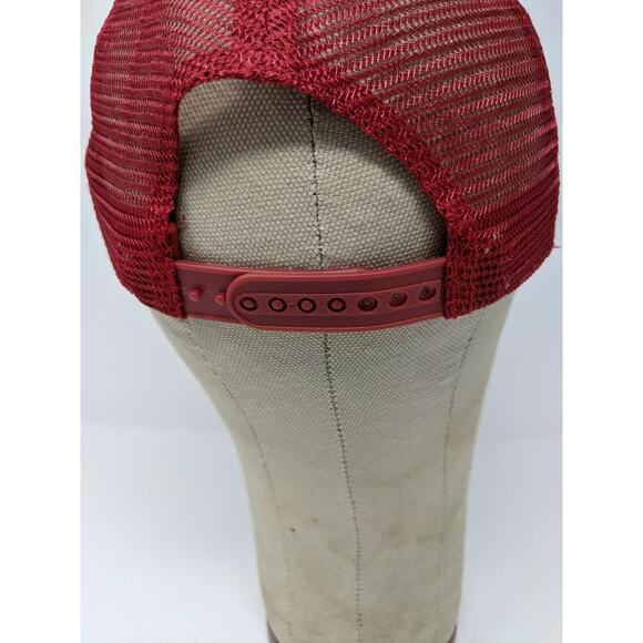 Case International Harvester IH Koenig Baseball Hat Cap Snapback Meshback Red - Picture 7 of 11